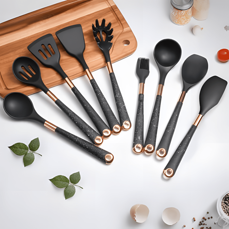 Heat-Resistant BPA Free Silicone Kitchen Utensil by Lattea