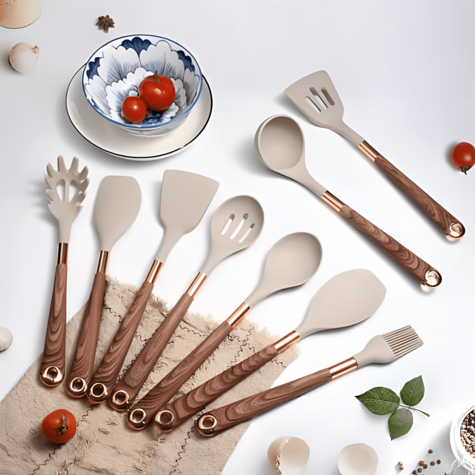 Heat-Resistant BPA Free Silicone Kitchen Utensil by Lattea