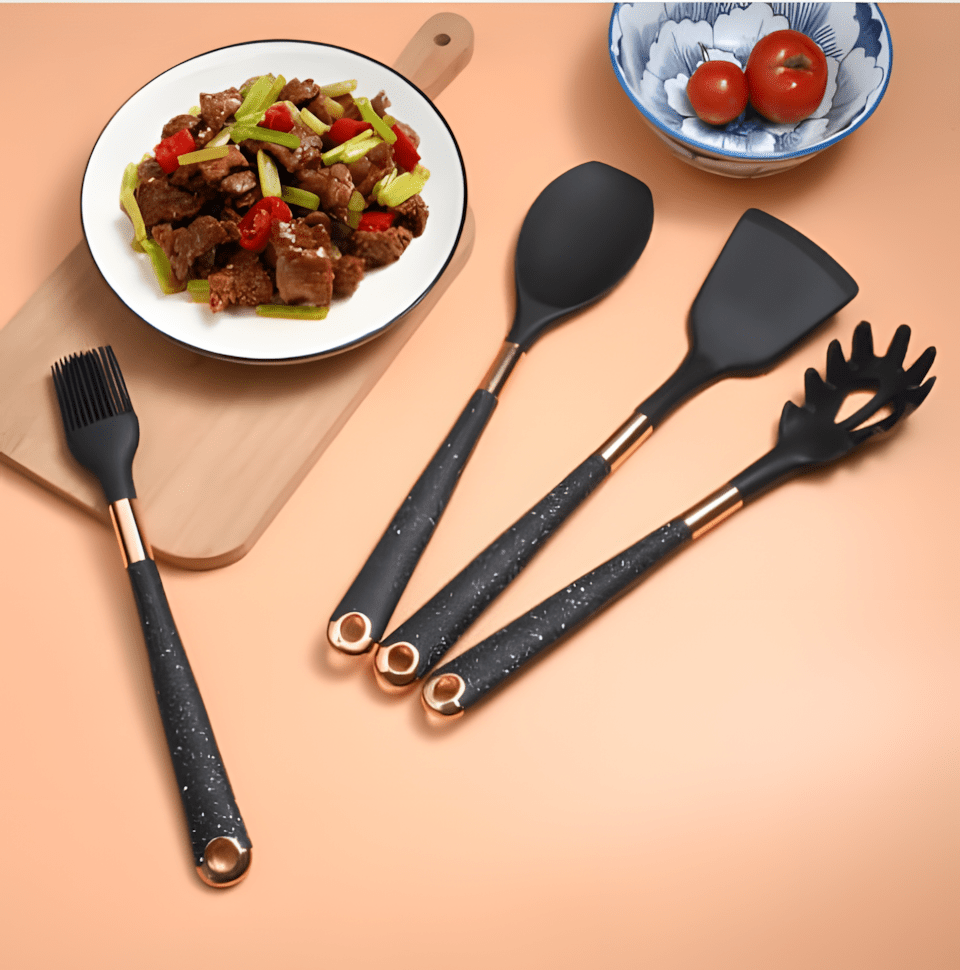 Heat-Resistant BPA Free Silicone Kitchen Utensil by Lattea