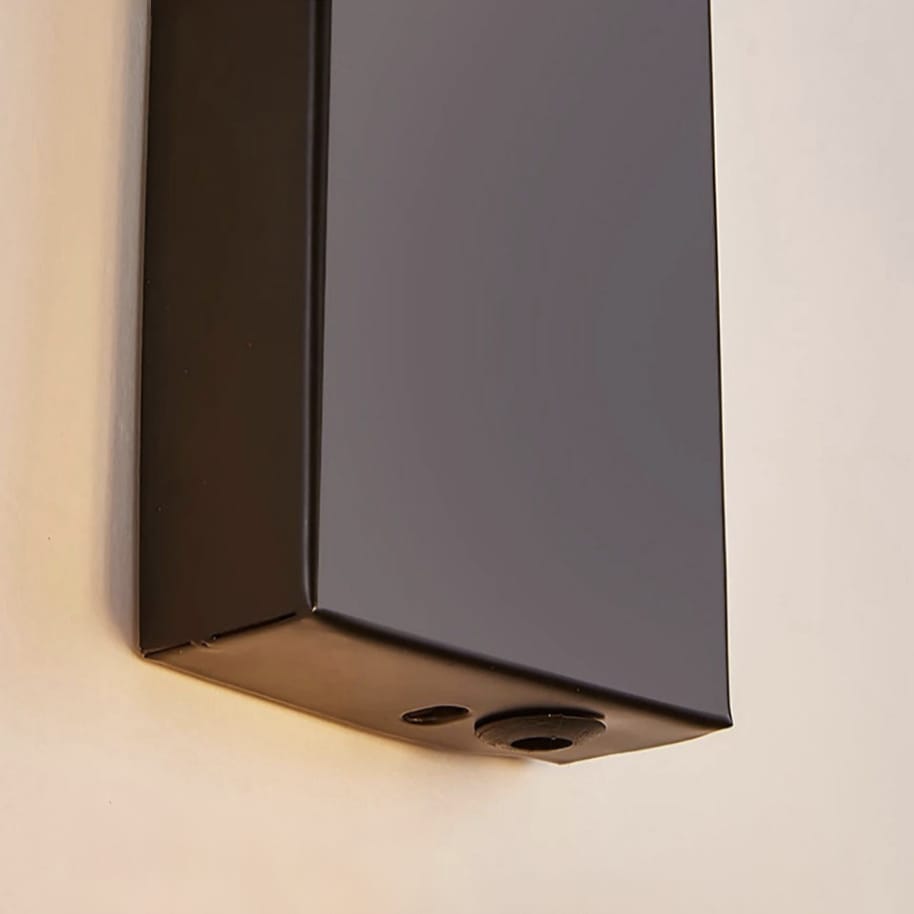 Industrial Wall Sconce with Wood and Iron Design