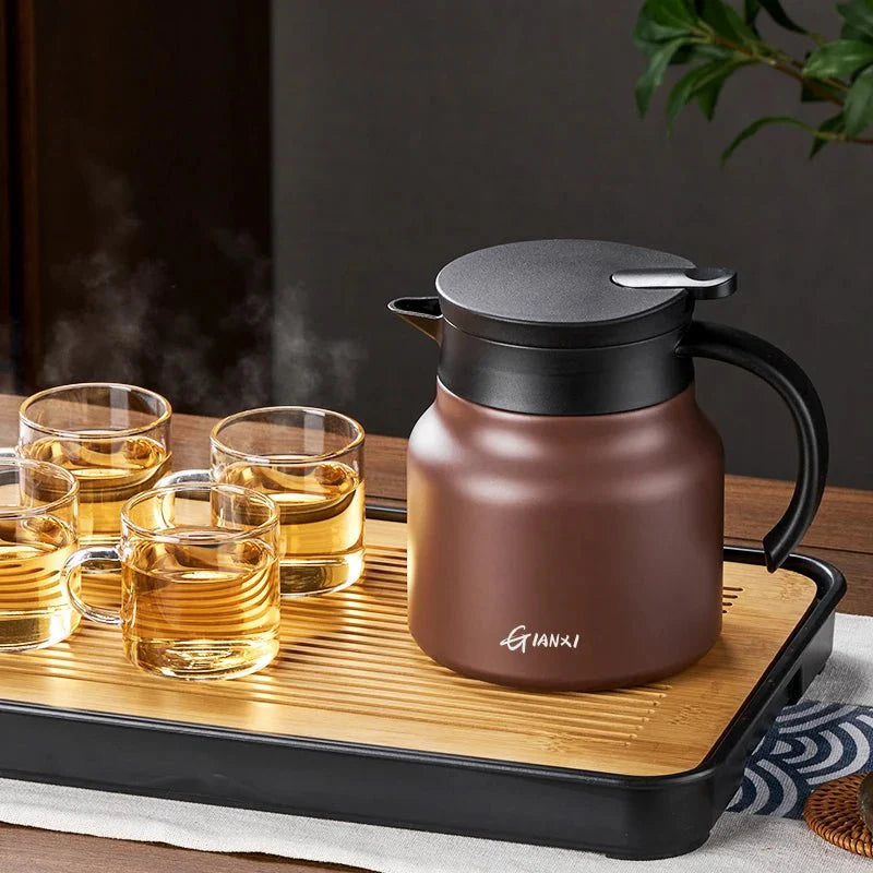 Insulated Teapot with Built-in Infuser and Ceramic Stainless Steel Liners