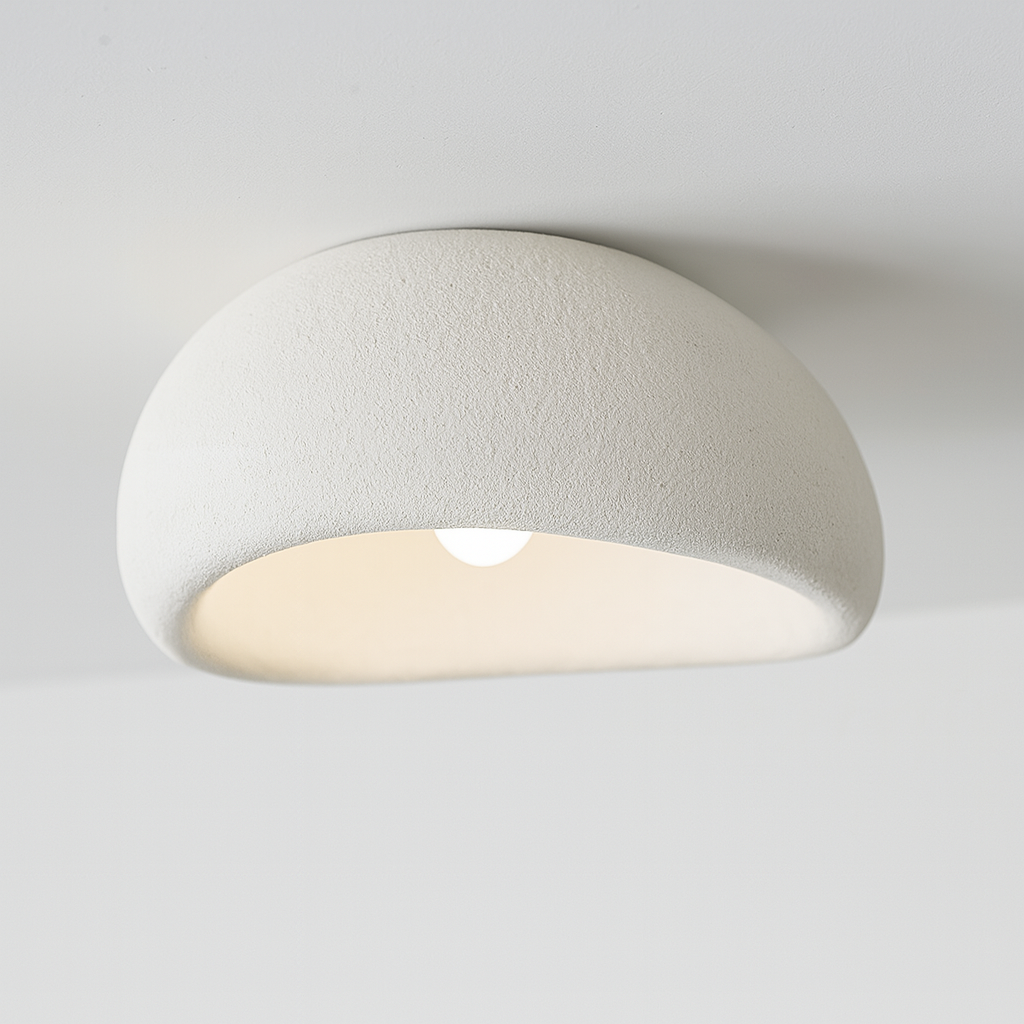 Japandi Wabi Sabi Resin Ceiling Light
