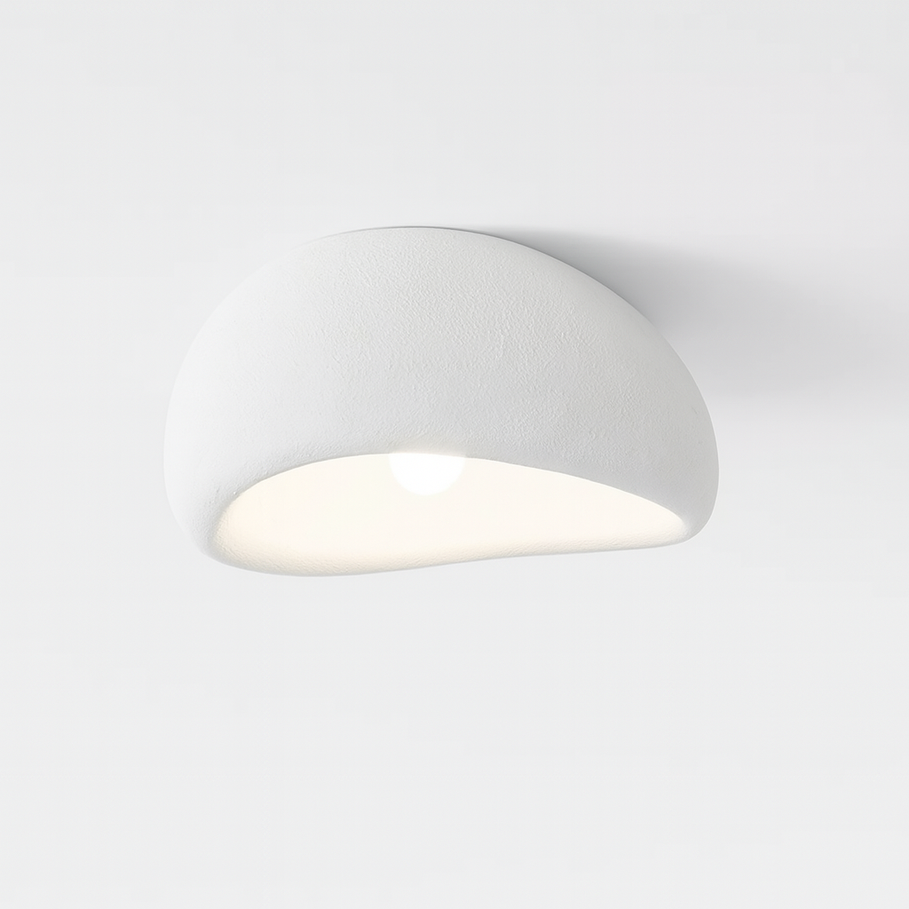 Japandi Wabi Sabi Resin Ceiling Light