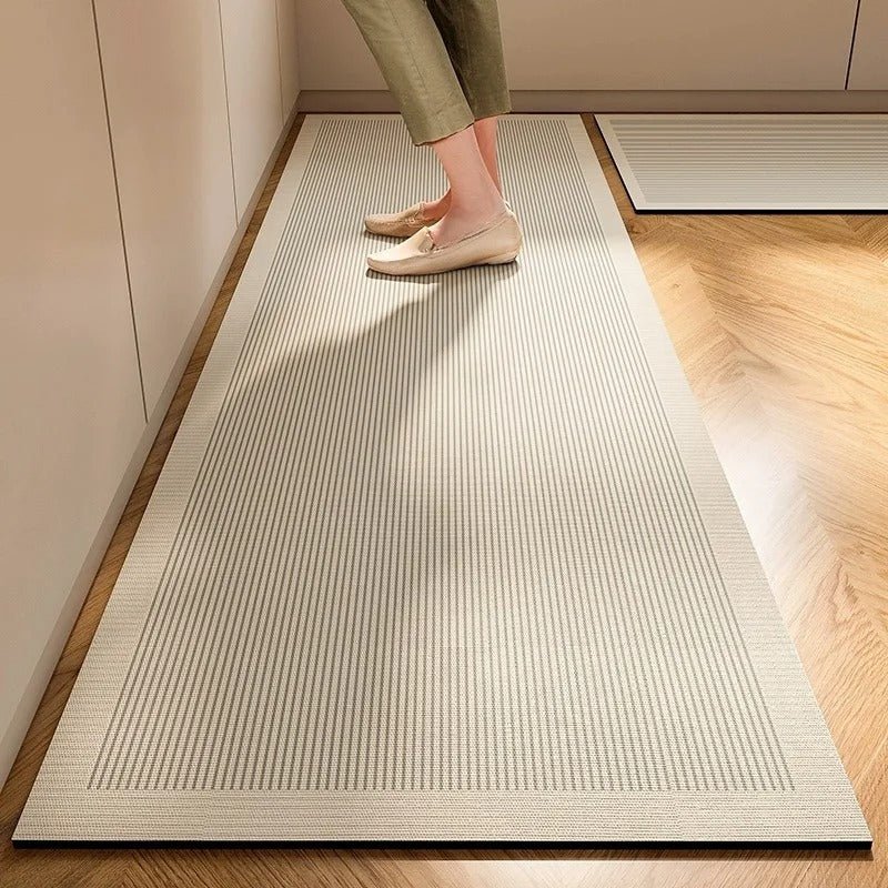 Japandi Waterproof Suede Non Slip Mat