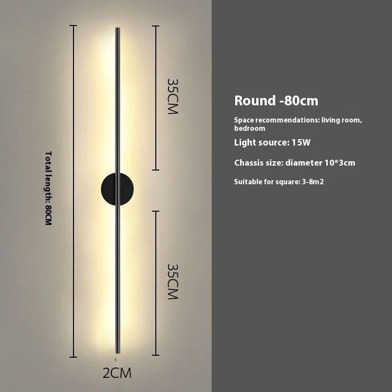 LED Wall Sconce with Linear Design