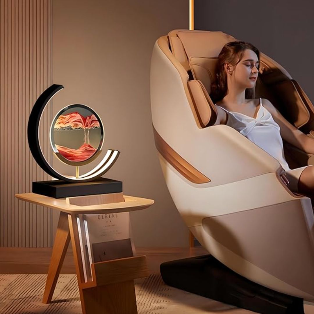 lluminated Sandscapes Art for Tranquil Home Decor