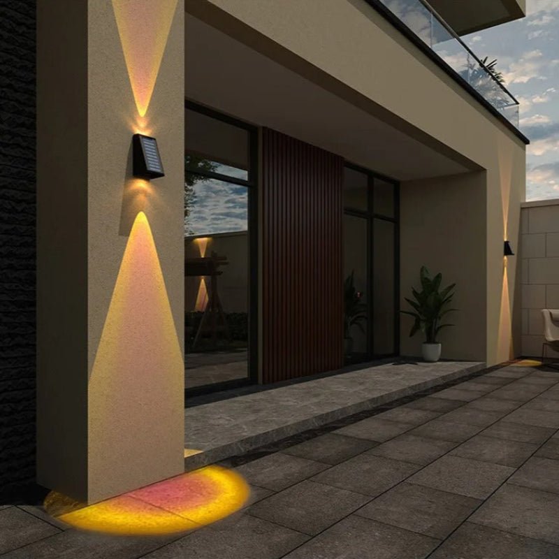Luciena Outdoor Solar Wall Light Up and Down