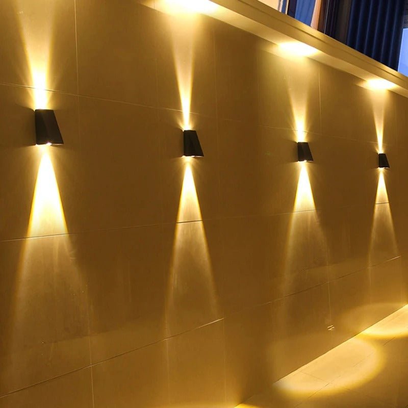 Luciena Outdoor Solar Wall Light Up and Down
