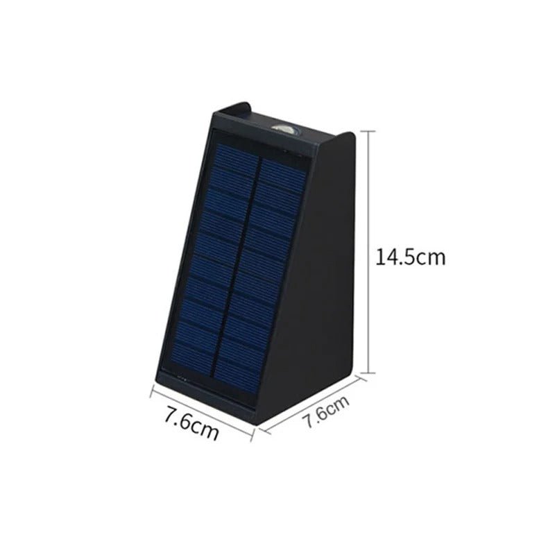 Luciena Outdoor Solar Wall Light Up and Down