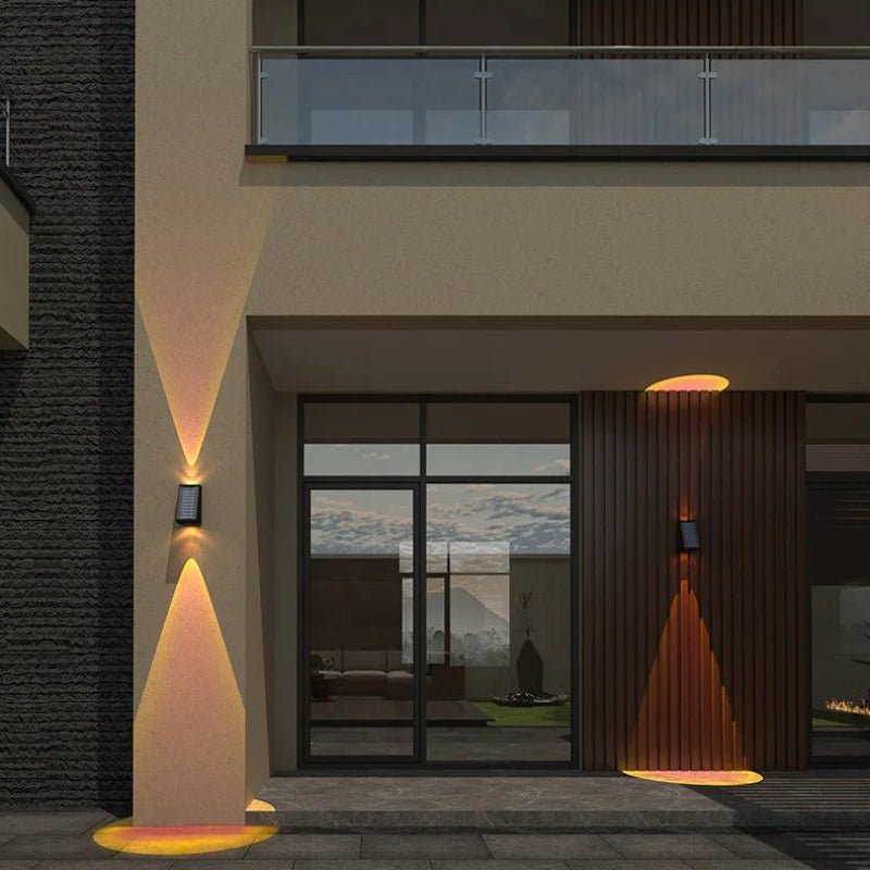 Luciena Outdoor Solar Wall Light Up and Down
