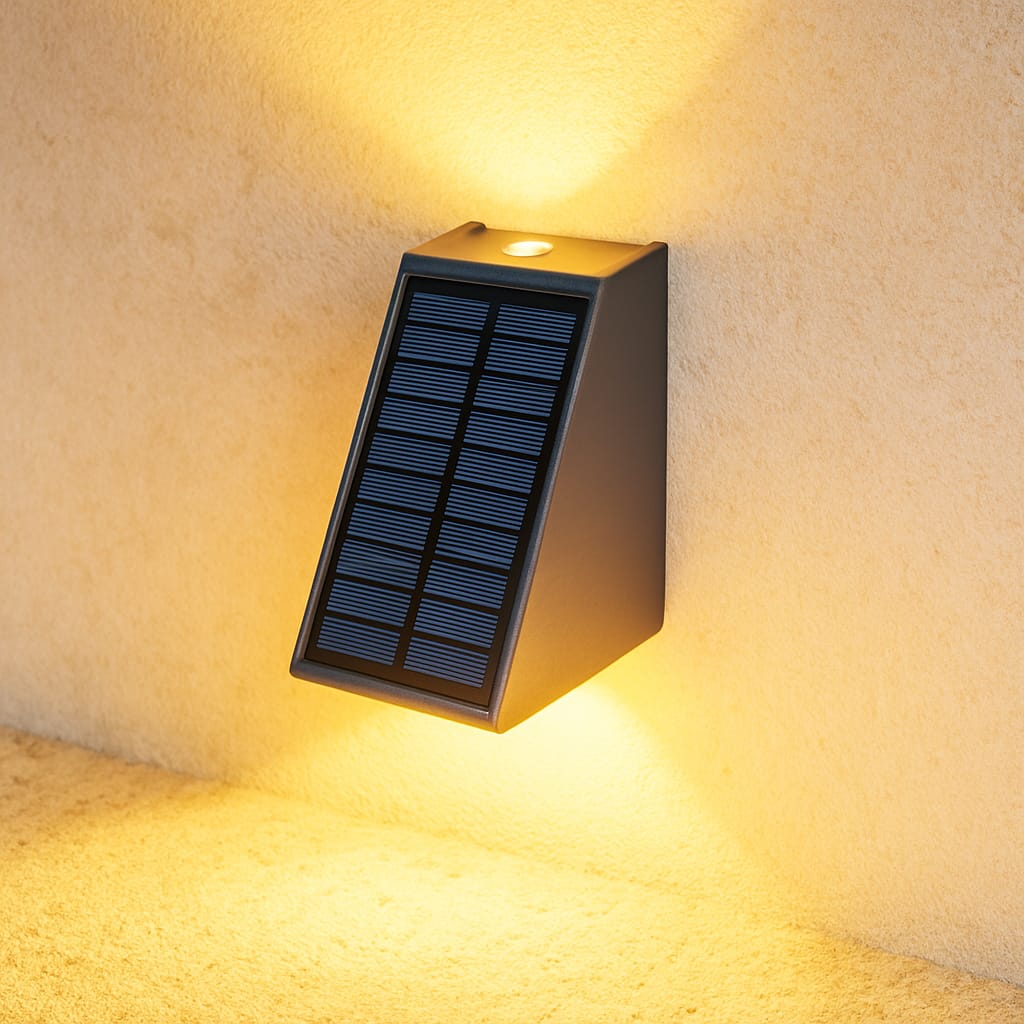 Luciena Outdoor Solar Wall Light Up and Down
