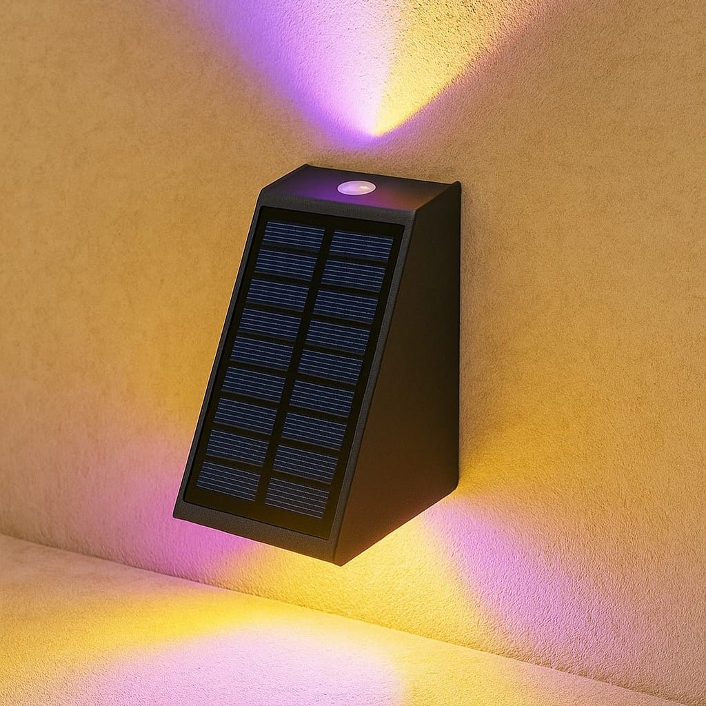 Luciena Outdoor Solar Wall Light Up and Down