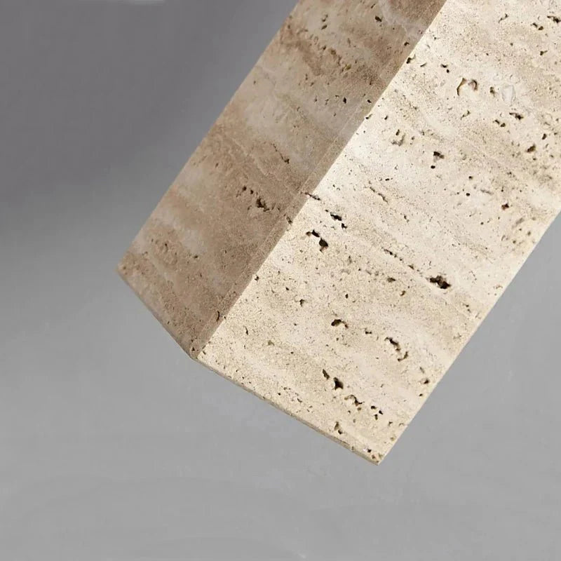 LumiTerra Travertine Pendant Light