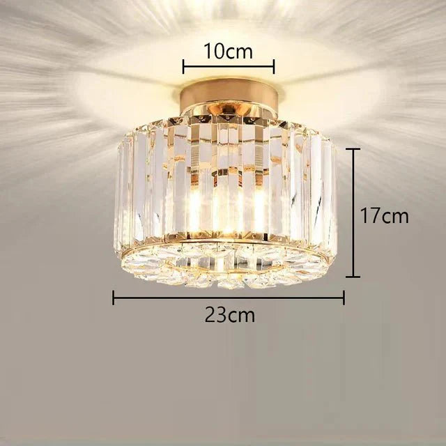 Luxury Crystal Ceiling Lamp – Elegant & Timeless Illumination
