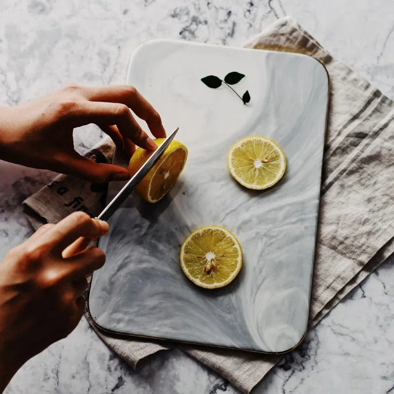 Marble Cutting Board – Elegant Surface for Gourmet Cooking