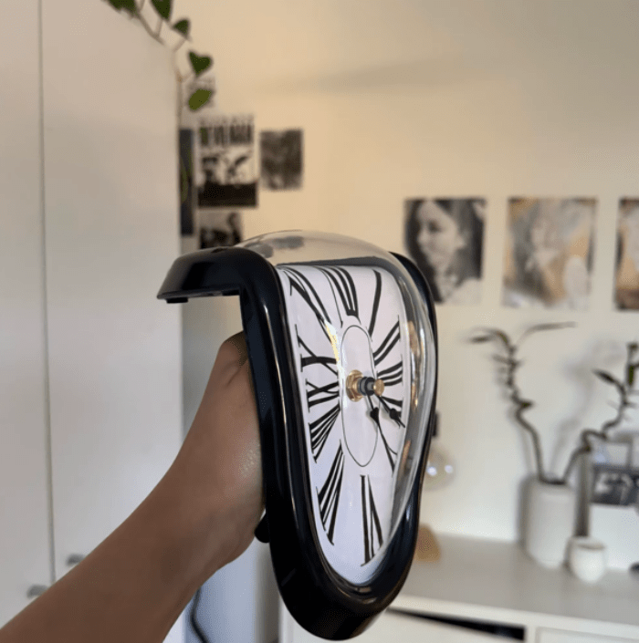 Melting Clock Surrealism Style Decor