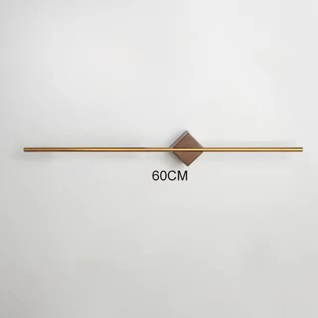 Minimalist Bath Towel Hanger – Brass, Wood & Acrylic Accents