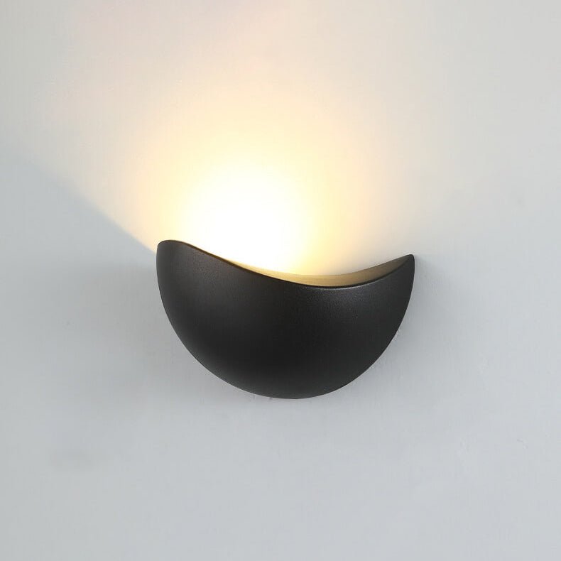 Minimalist Half-Round LED Wall Light