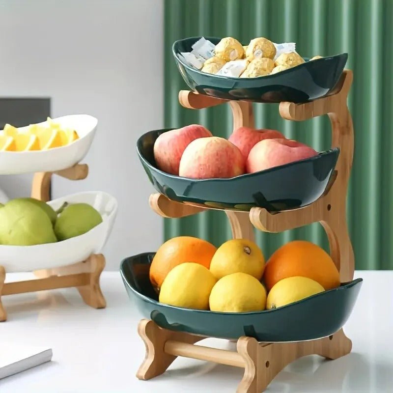 Modern Bamboo Fruit Basket