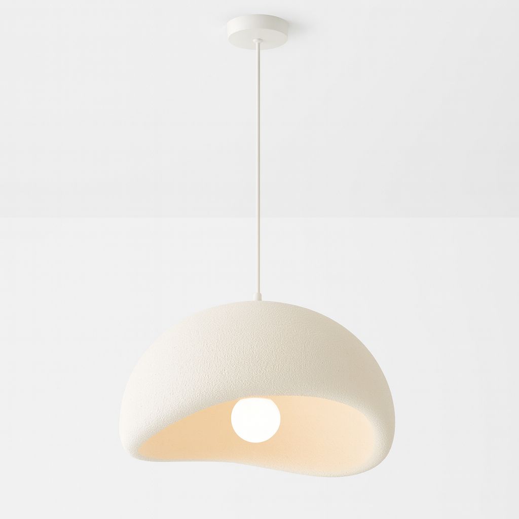 Modern Boho Wabi Sabi Resin Chandelier