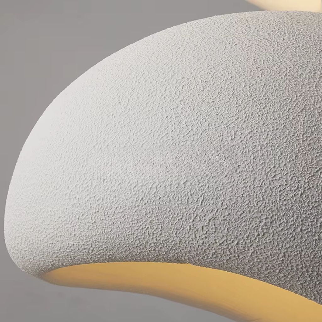 Modern Boho Wabi Sabi Resin Chandelier