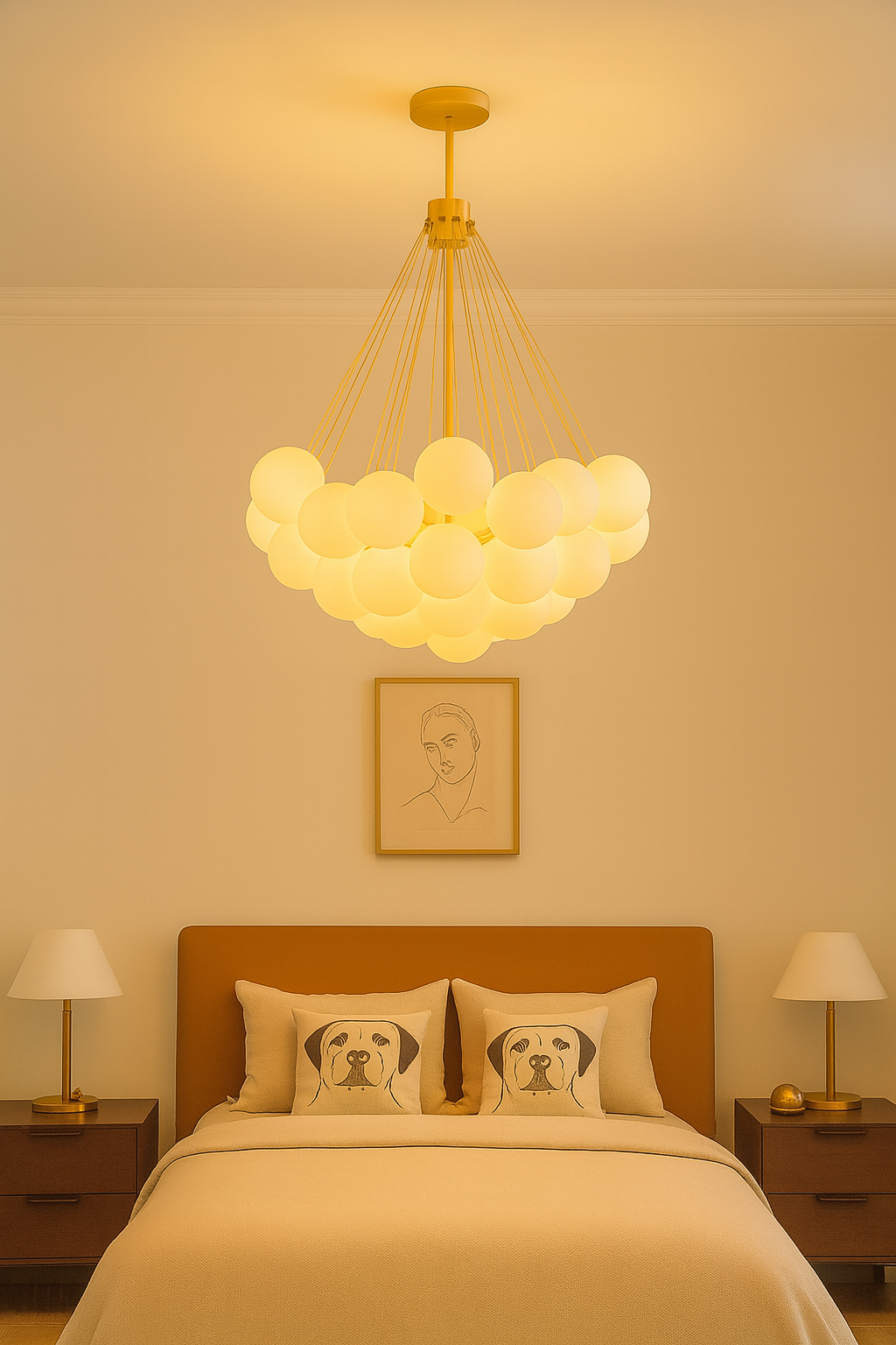 Nordic Bubble LED Pendant Chandelier Light