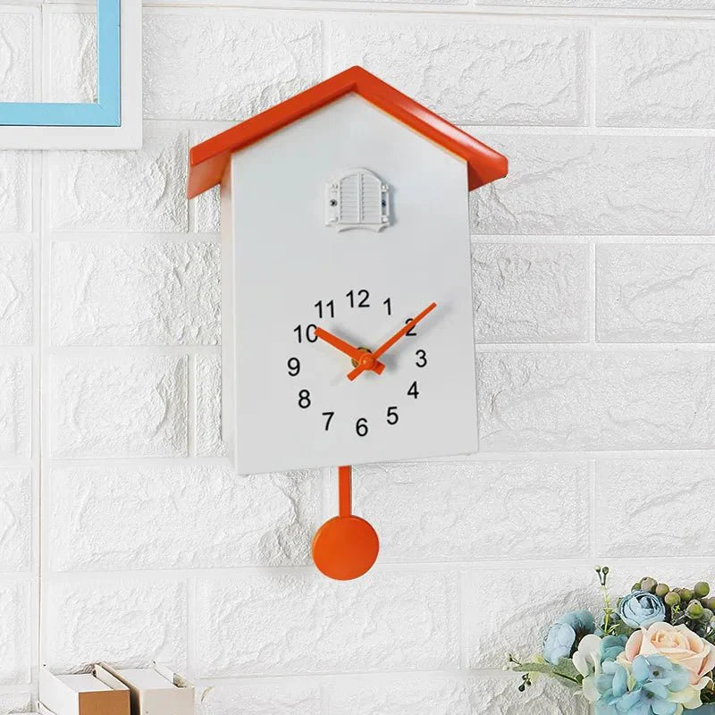 Modern Cuckoo Wall Clock with Pendulum