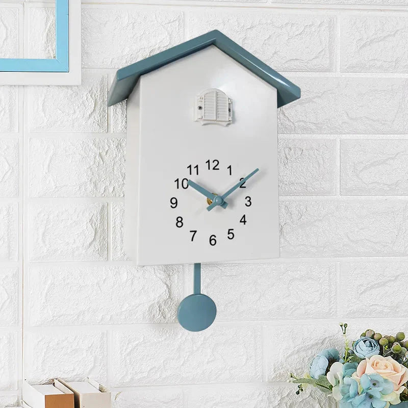 Modern Cuckoo Wall Clock with Pendulum