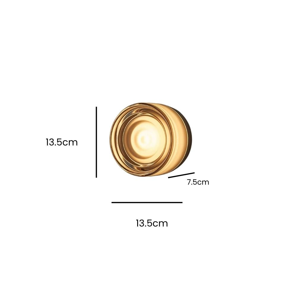 Modern Interior LED Wall Lamp - Amber Jelly Decor