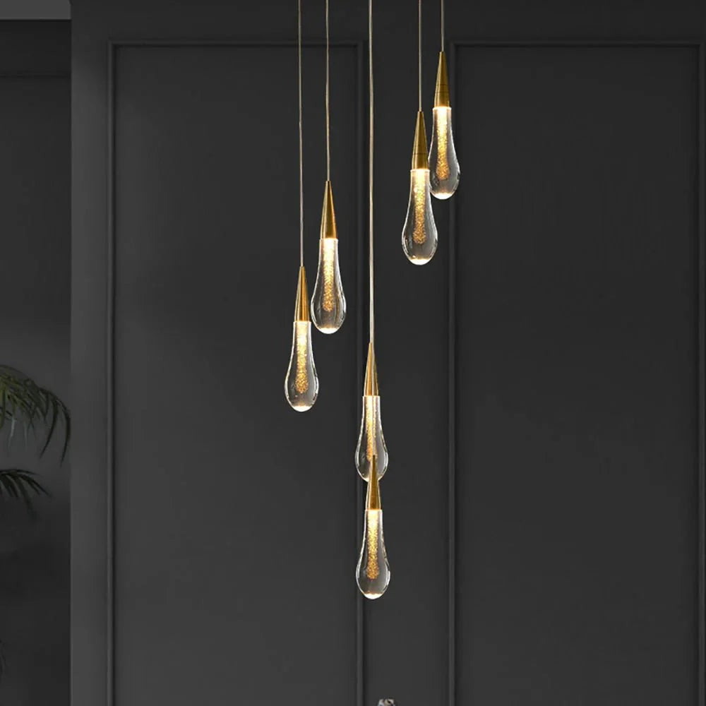 Modern LED Droplet Pendant Light