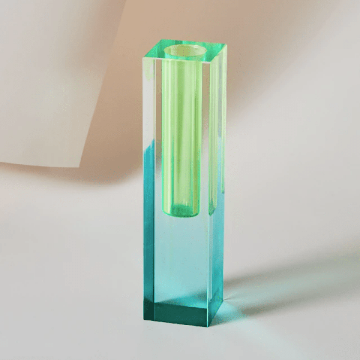 Modern Prism Acrylic Vase