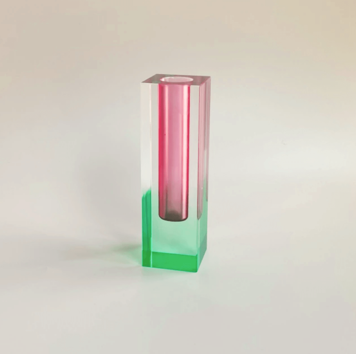 Modern Prism Acrylic Vase