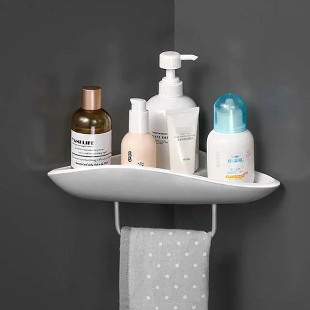 No-Drill Sleek Shower Shelf – Ideal for Shampoo & Cosmetic Organization