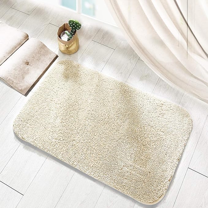 Non-Slip Absorbent Bathroom Mat - Plush and Soft