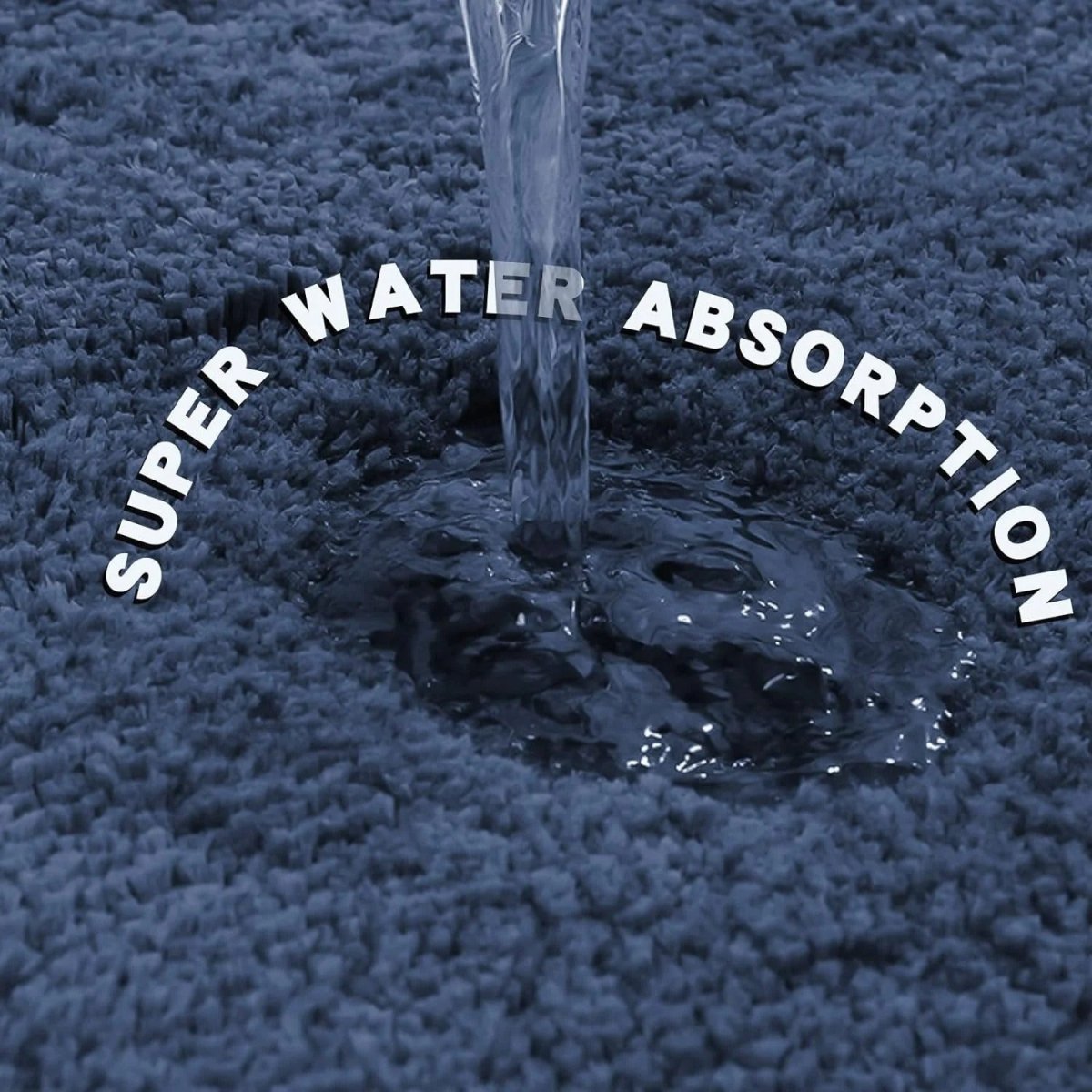 Non-Slip Absorbent Bathroom Mat - Plush and Soft