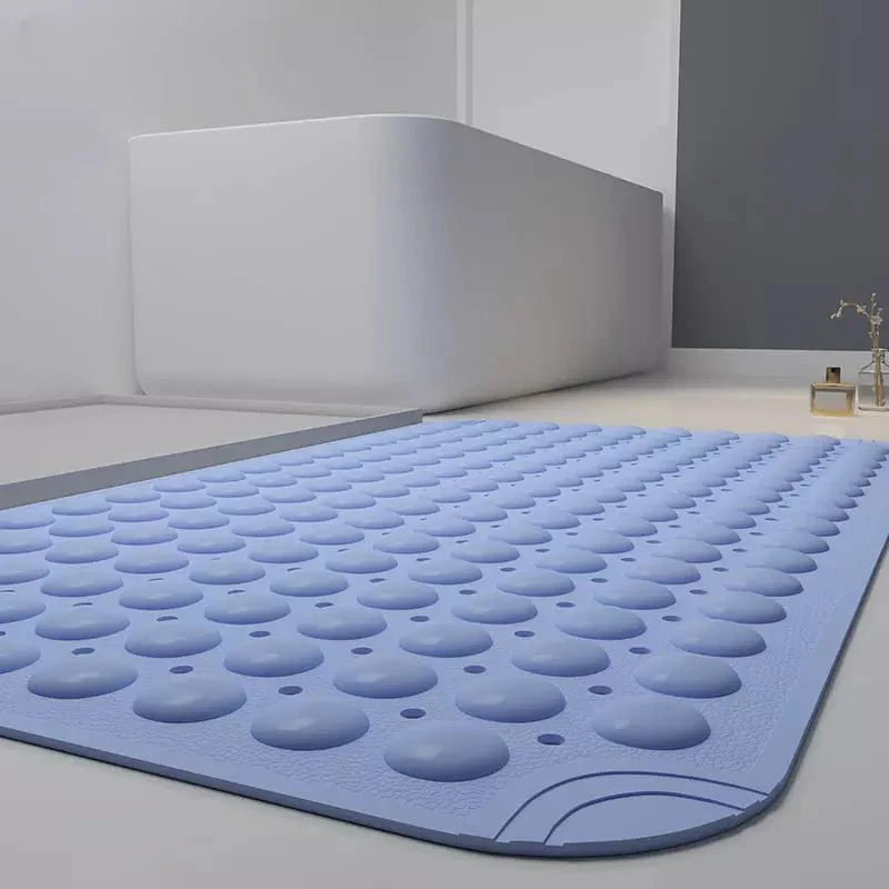Non-Slip Large Bath Mat with Safety Massage Suction Cups
