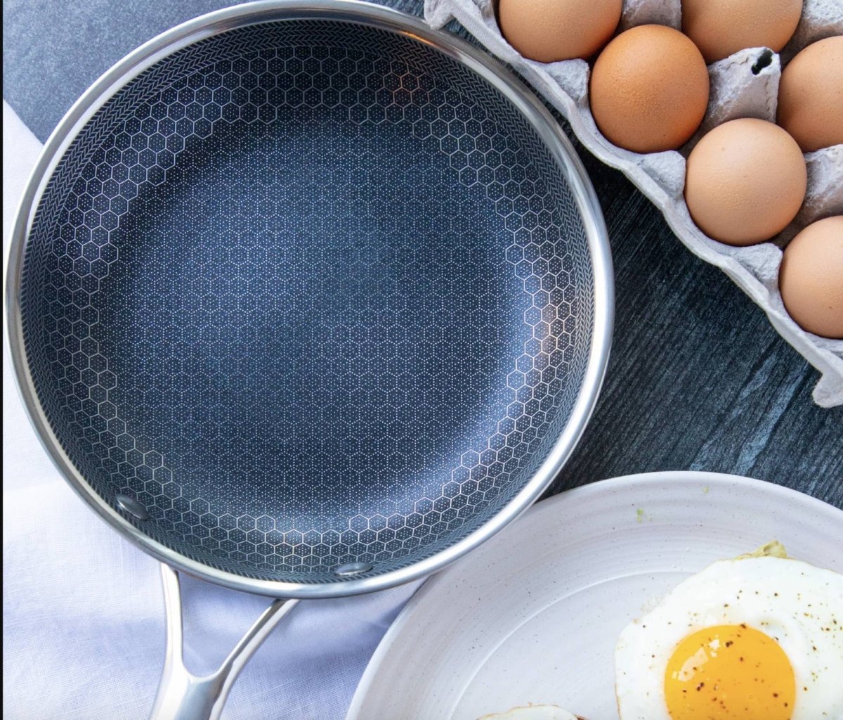Non-Stick Stainless Steel Frying Pan by Lattea