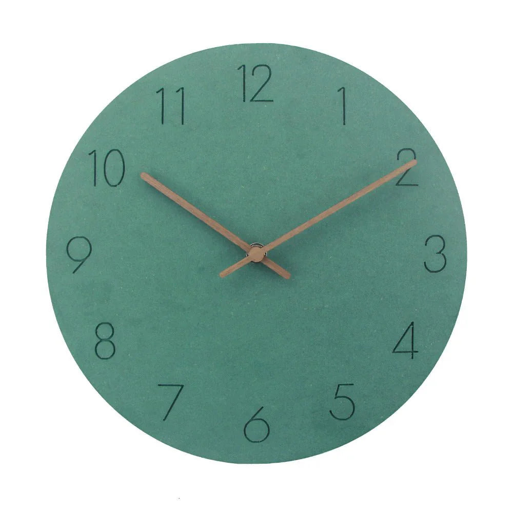 NordClock - Scandinavian Minimalist Wall Clock with Quiet Movement
