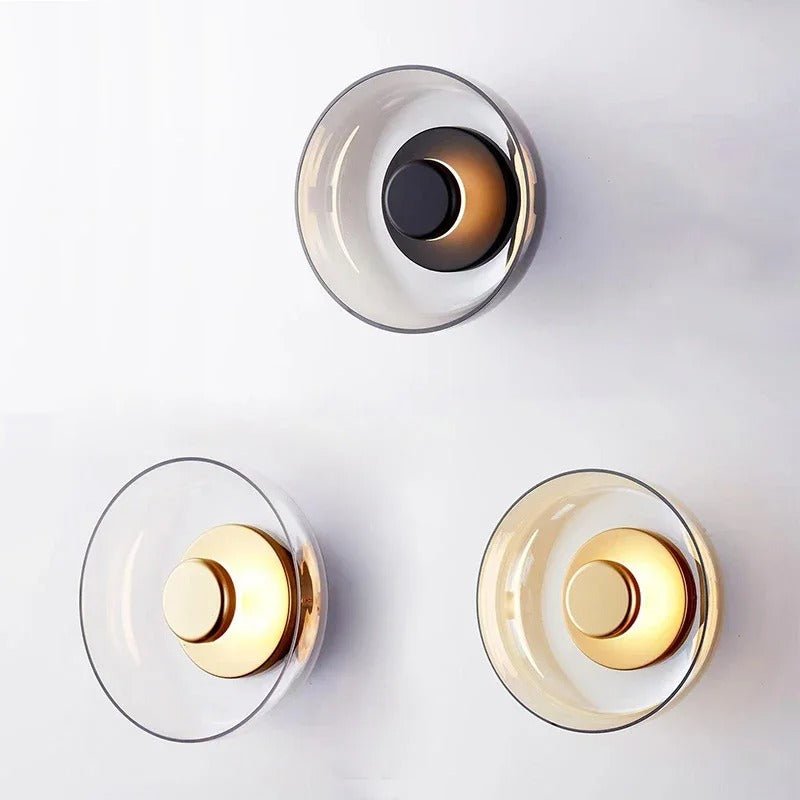 Nordic Glass Bowl Wall Lamp