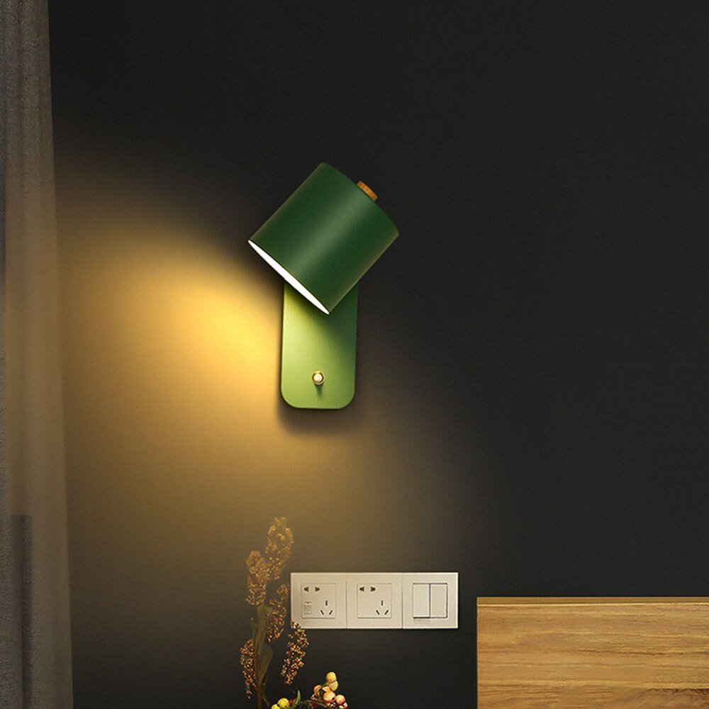 Nordic LED Wall Sconce with Switch