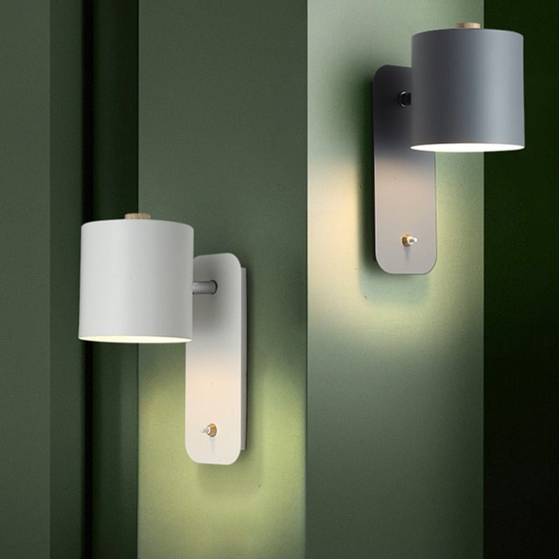 Nordic LED Wall Sconce with Switch
