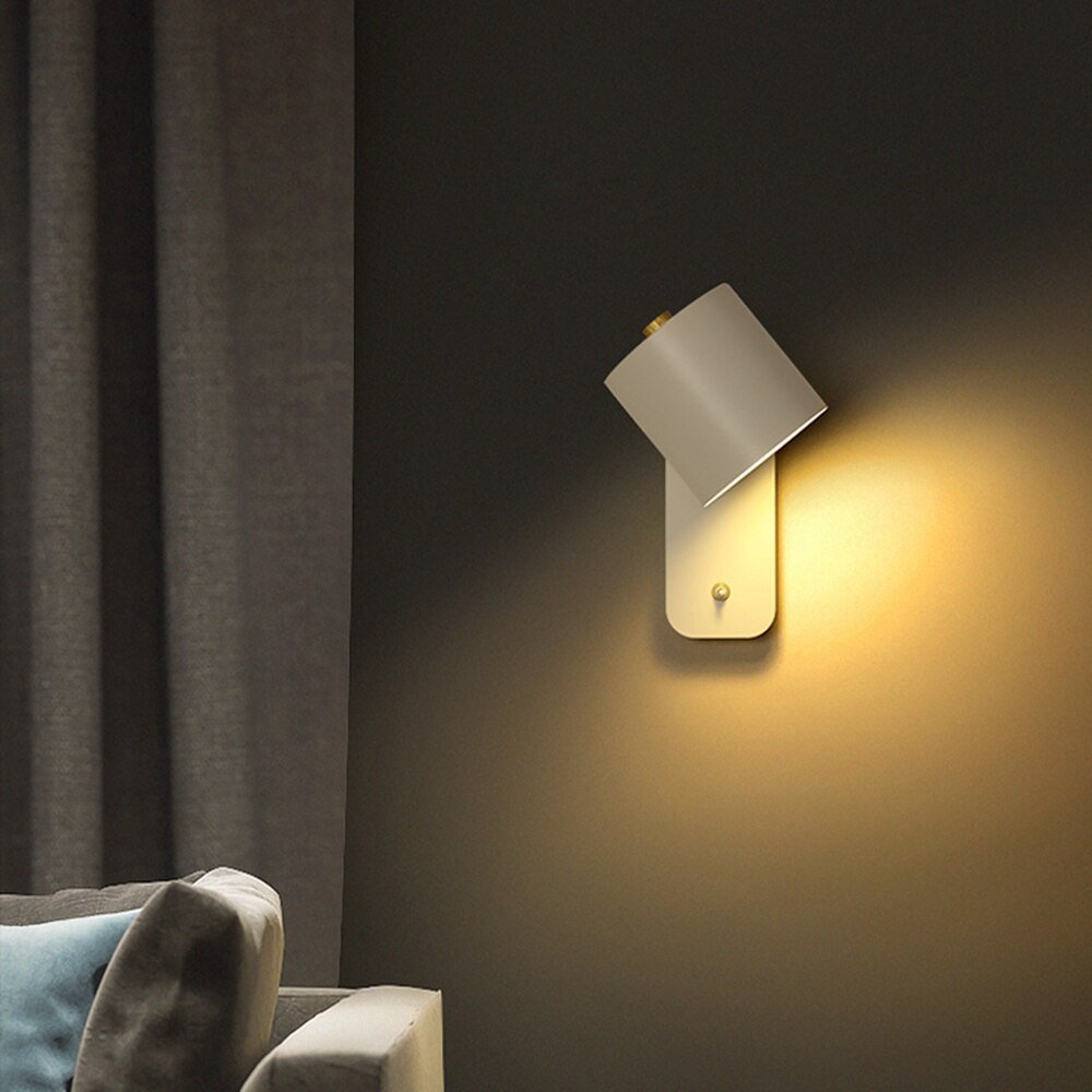 Nordic LED Wall Sconce with Switch