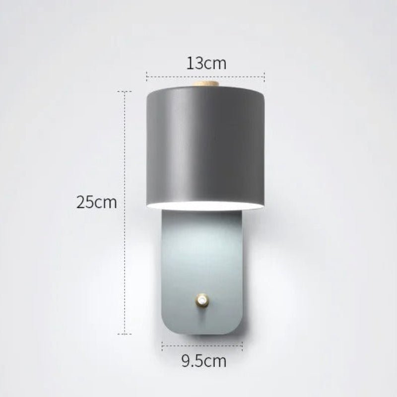 Nordic LED Wall Sconce with Switch
