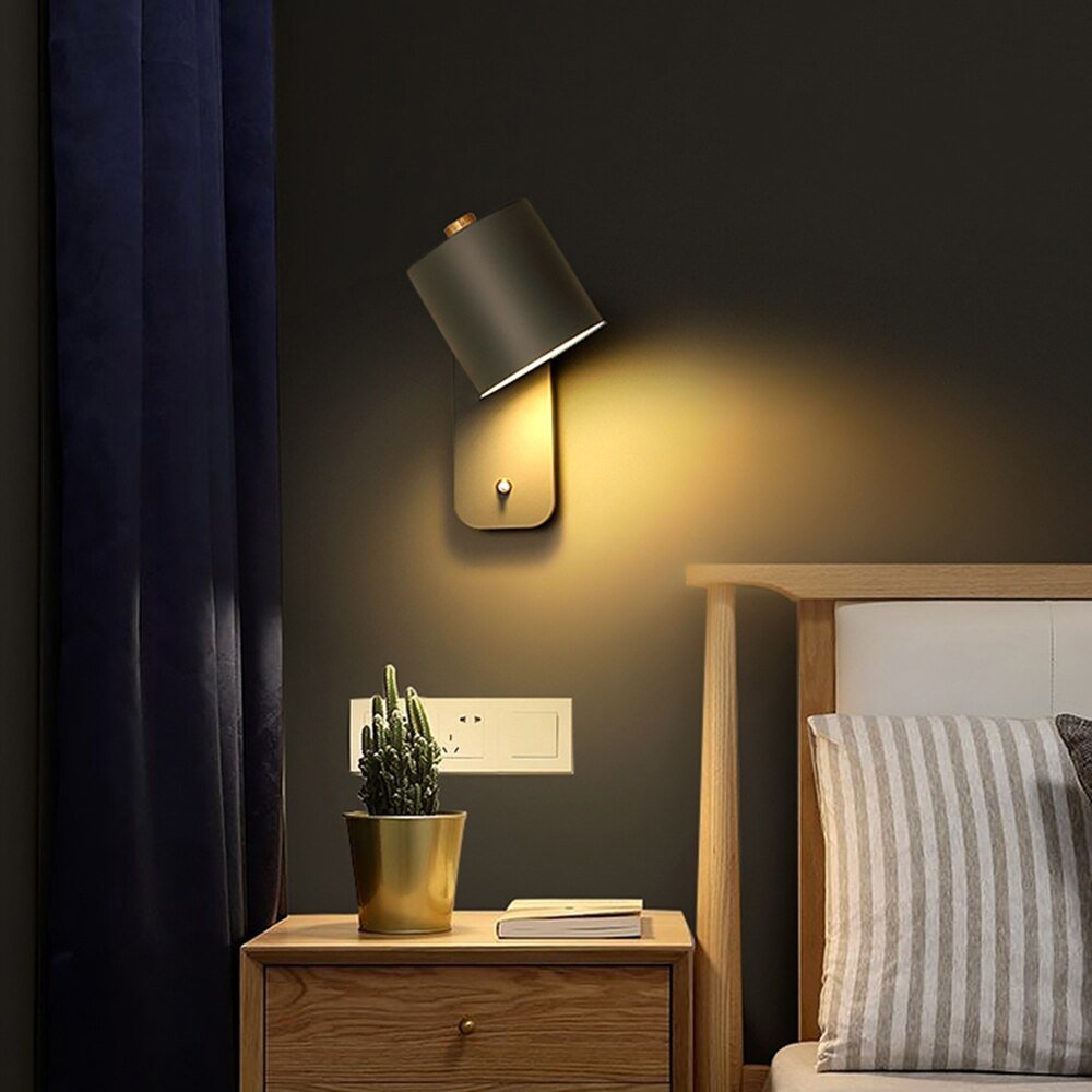 Nordic LED Wall Sconce with Switch