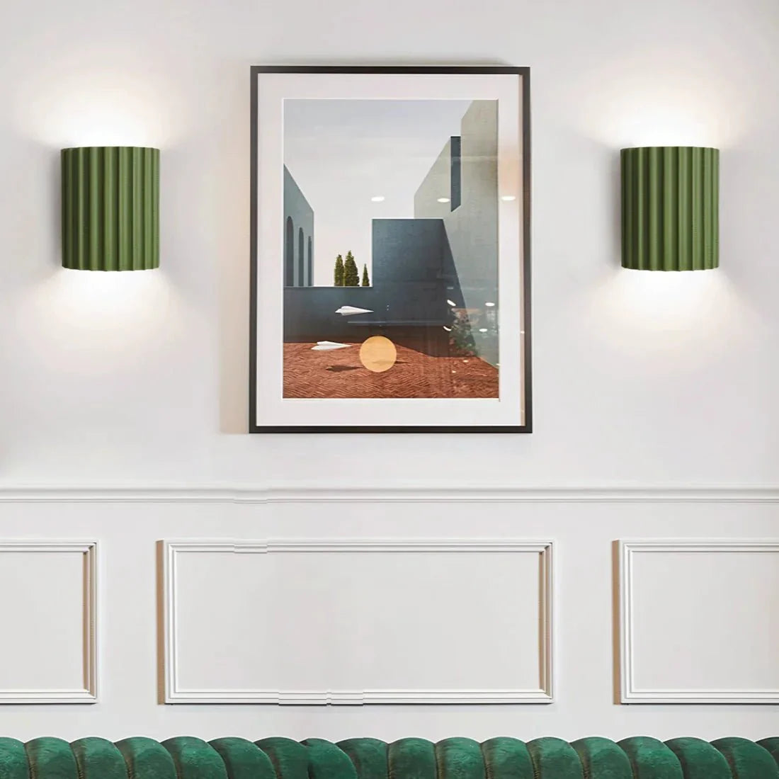 Nordic Minimalist LED Wall Lamp - Macaron Resin