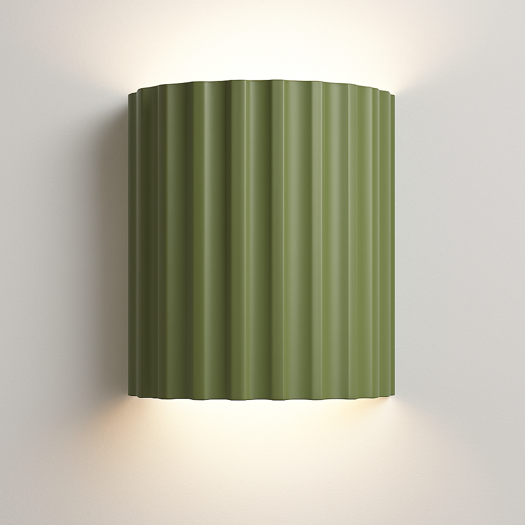 Nordic Minimalist LED Wall Lamp - Macaron Resin