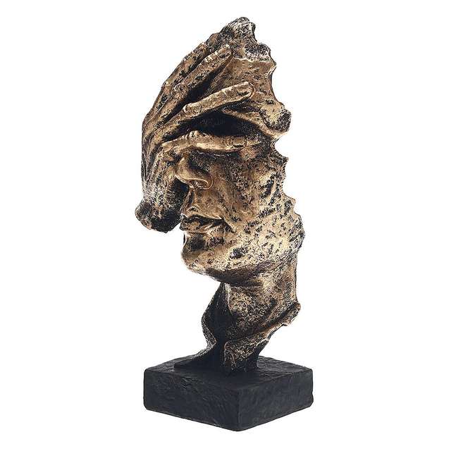Odin's Faces Sculpture – Nordic-Inspired Decor