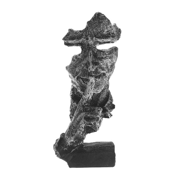 Odin's Faces Sculpture – Nordic-Inspired Decor