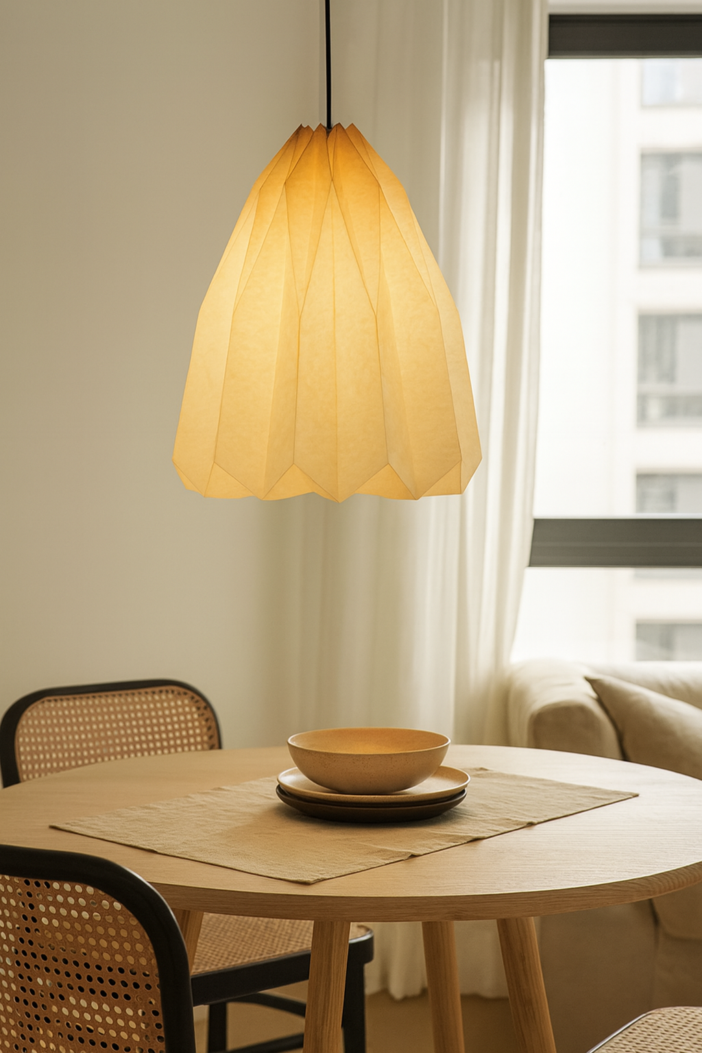 Paper Lamp Shade Pendant Light