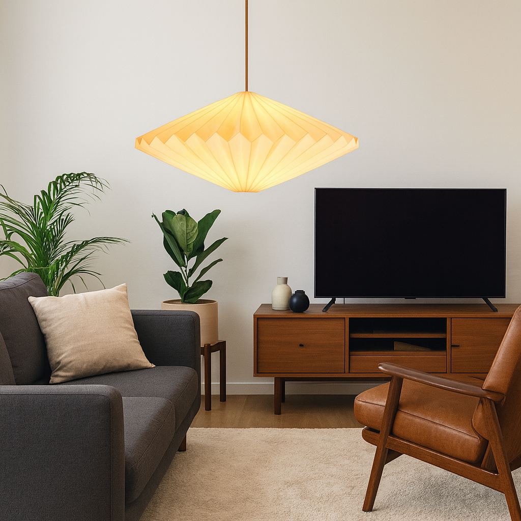 Paper Lamp Shade Pendant Light